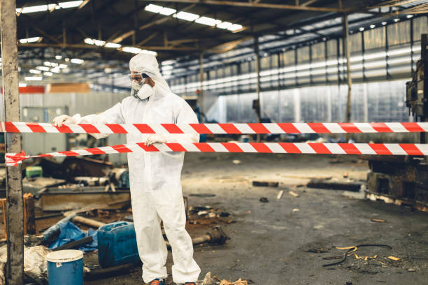 Professional Infectious Disease Decontamination technician working in Brookfield, NJ